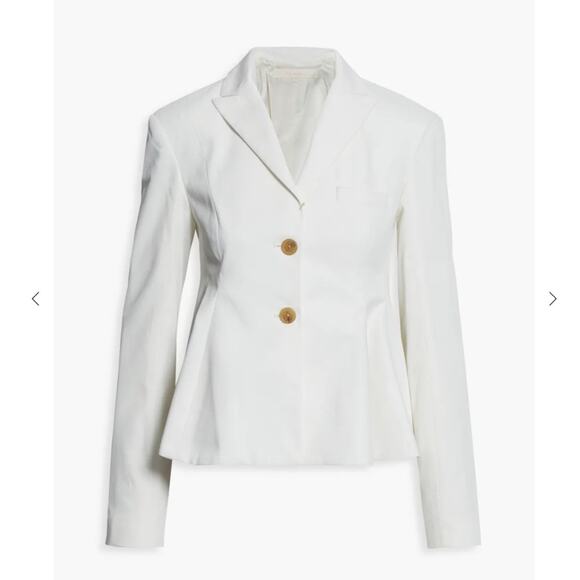 SALE!!! BY ANY OTHER NAME Flared Ribbed Woven Blazer - Picture 1 of 10